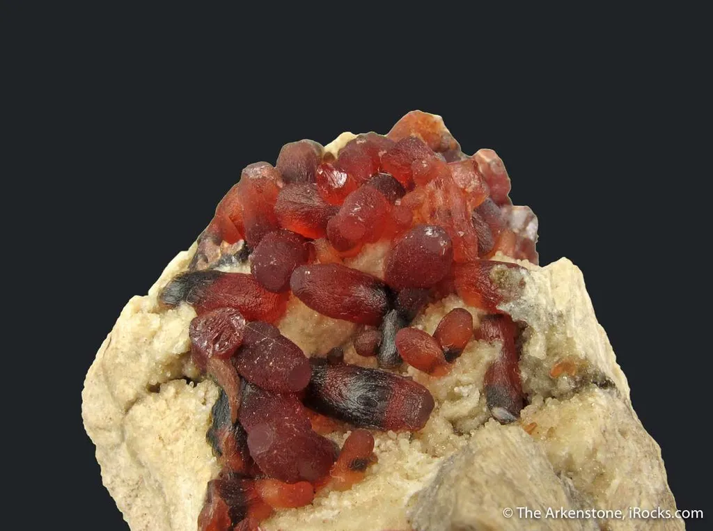 Rhodochrosite on Baryte - image 5