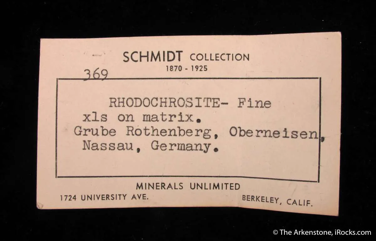 Rhodochrosite on Baryte - image 2