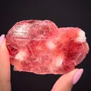 Rhodochrosite on Feldspar - image 1