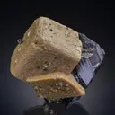 Rhodochrosite on Ferberite with Pyrite and Fluorite - image 1