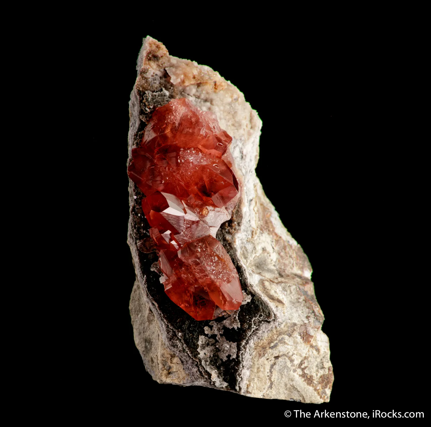 Rhodochrosite on Goethite - image 4