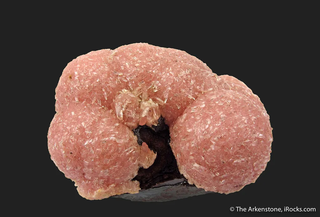 Rhodochrosite on Goethite image
