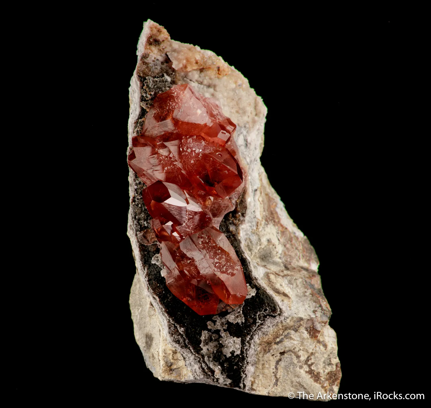 Rhodochrosite on Goethite - image 3