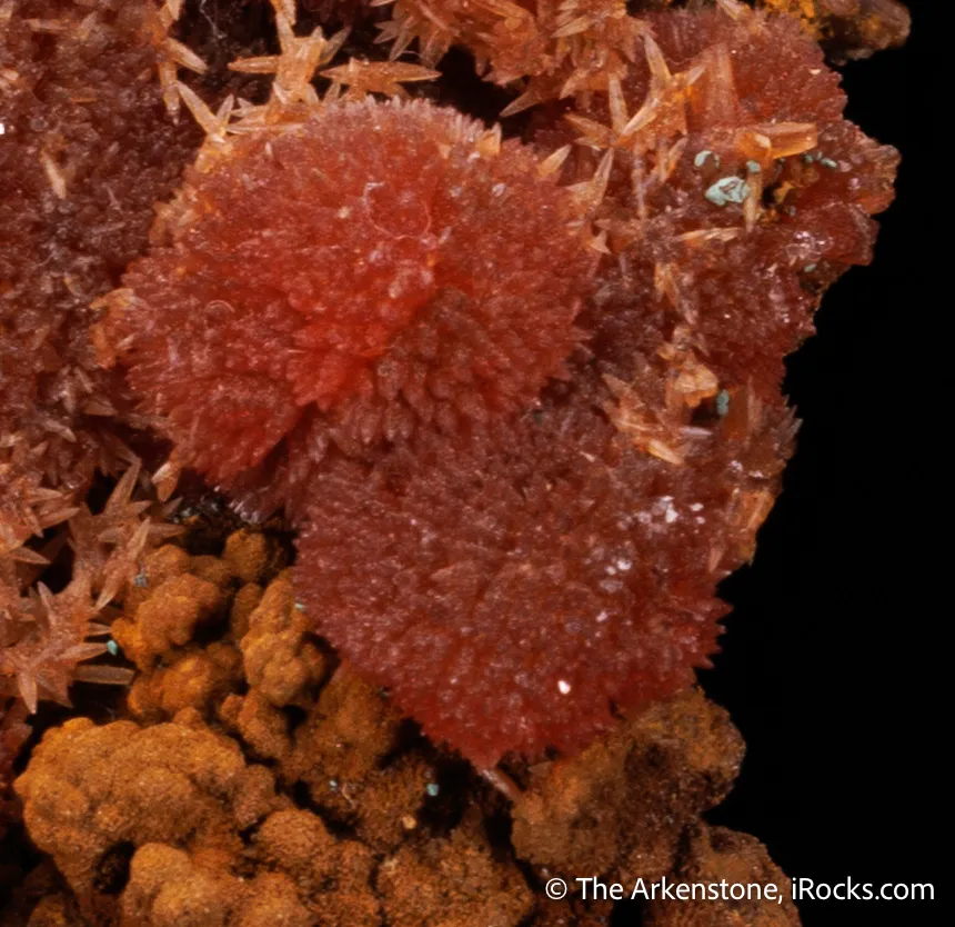 Rhodochrosite on Limonite - image 5