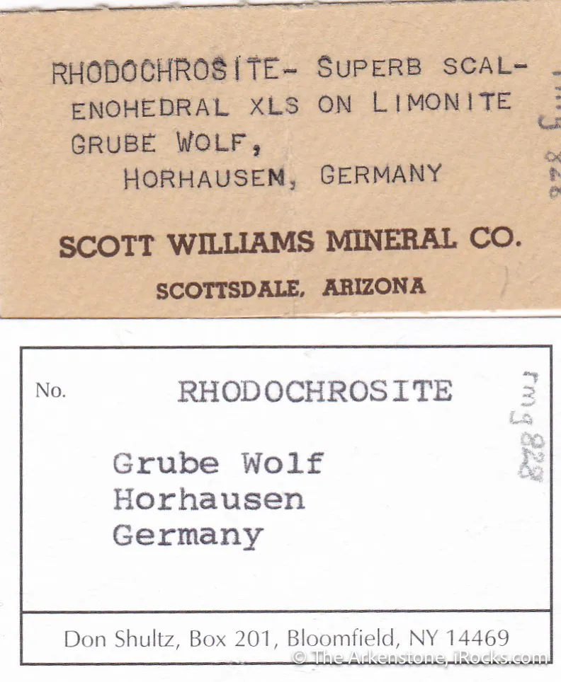 Rhodochrosite on Limonite - image 6