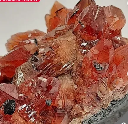 Rhodochrosite on Manganite - image 3