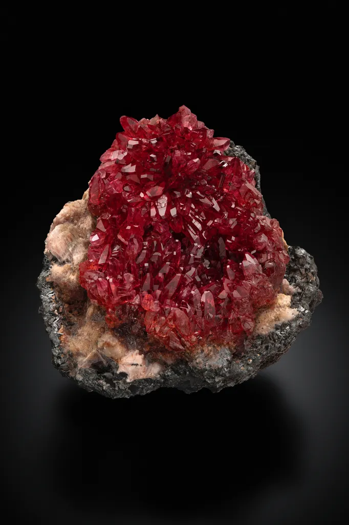 Rhodochrosite on Manganite image