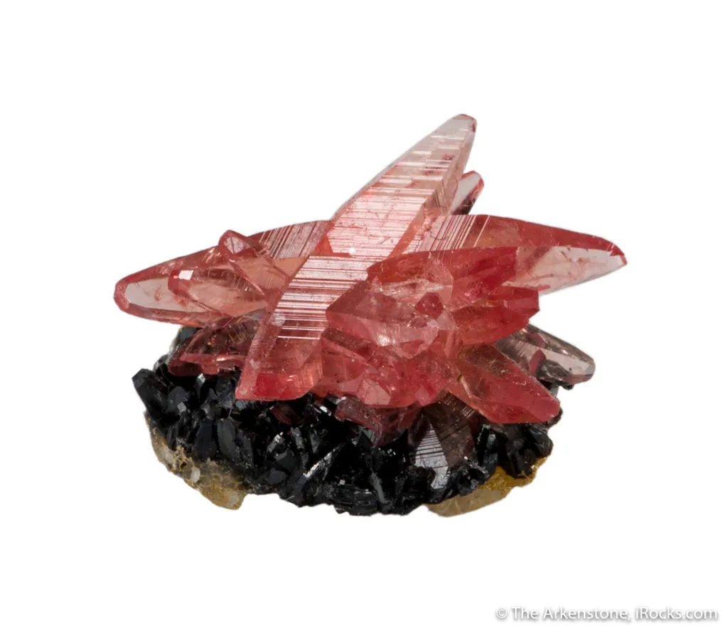 Rhodochrosite on Manganite - image 2