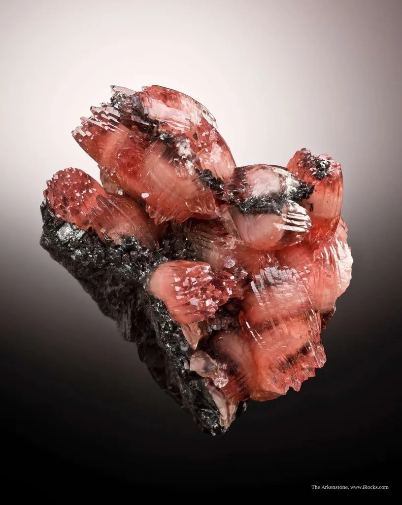 Rhodochrosite on Manganite image
