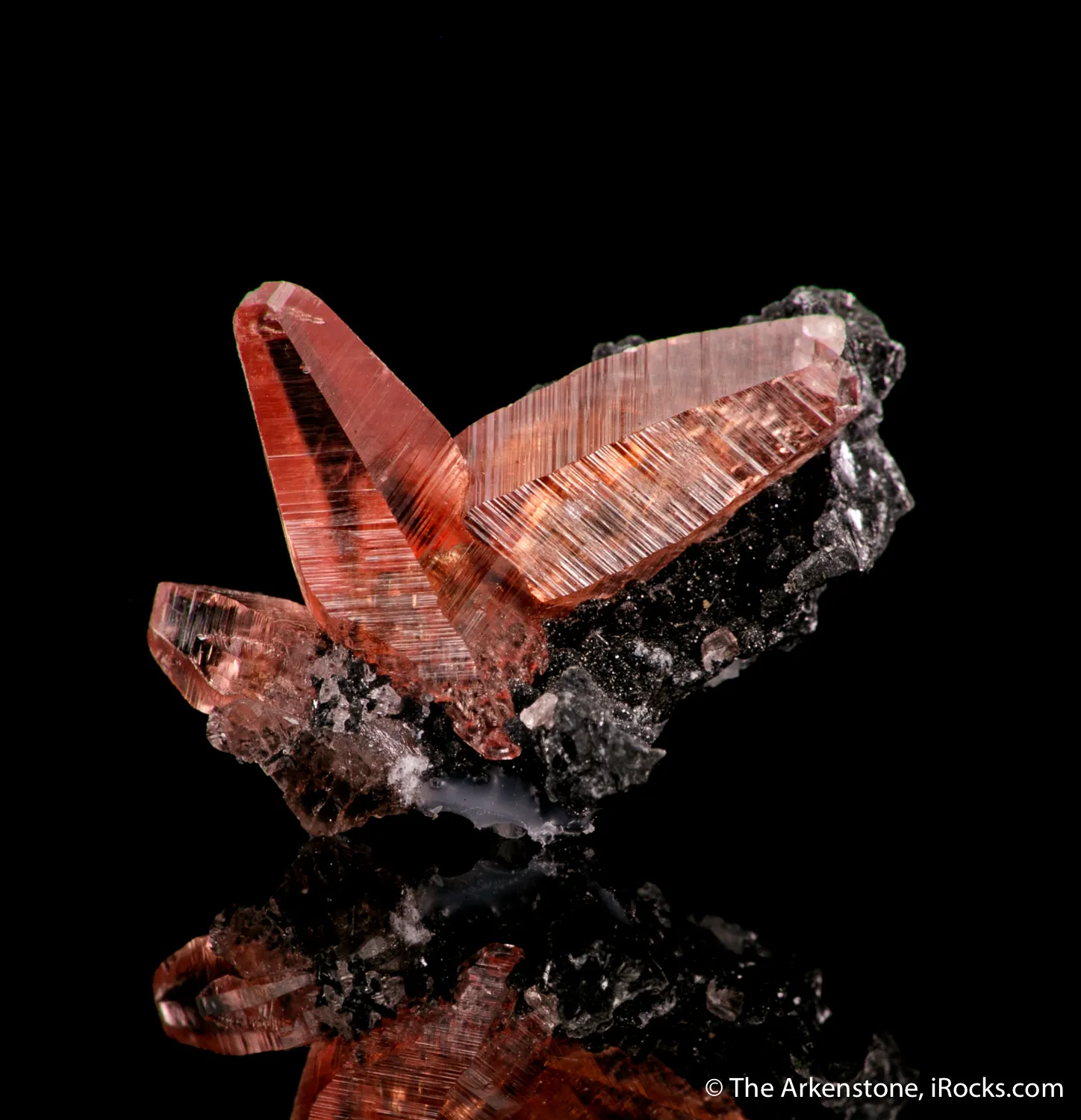 Rhodochrosite on Manganite - image 3