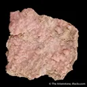 Rhodochrosite on Parsettensite - image 4