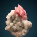 Rhodochrosite on Quartz - image 1