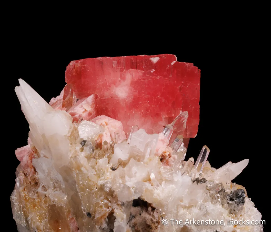 Rhodochrosite on Quartz - image 6