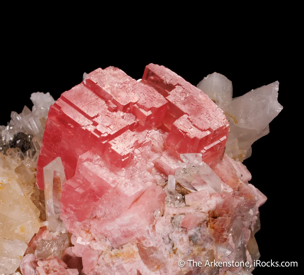 Rhodochrosite on Quartz - image 5