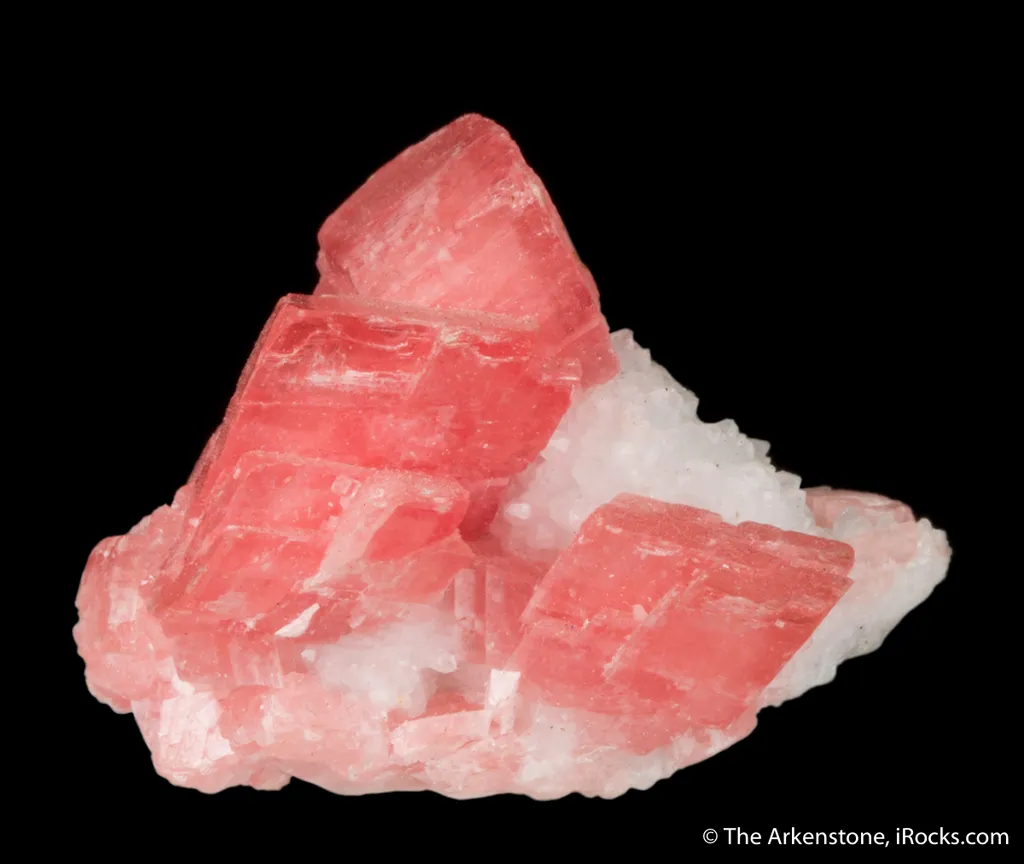 Rhodochrosite on Quartz - image 3