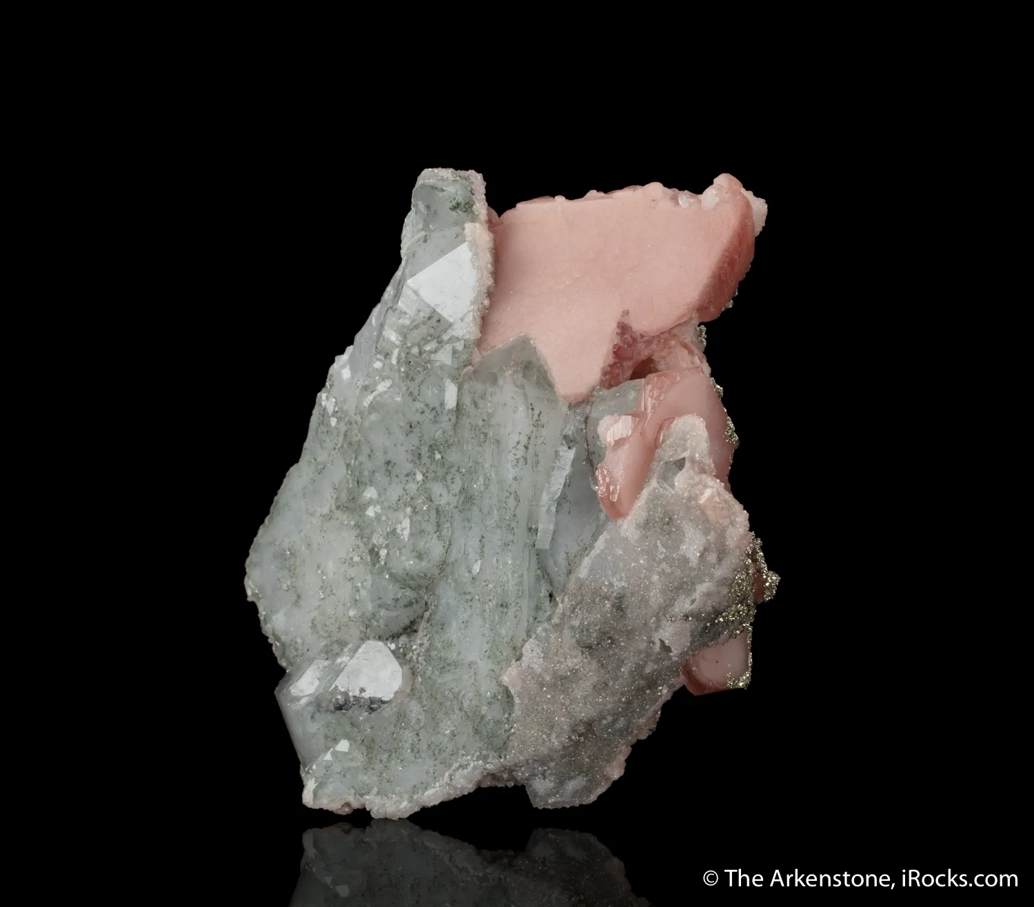 Rhodochrosite on Quartz - image 5