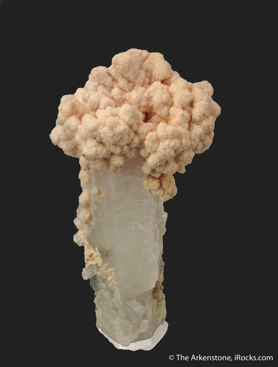 Rhodochrosite on Quartz - image 3