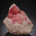 Rhodochrosite on Quartz - image 1