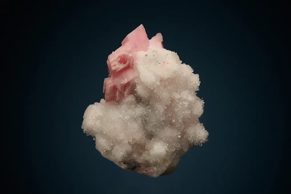Rhodochrosite on Quartz - image 2