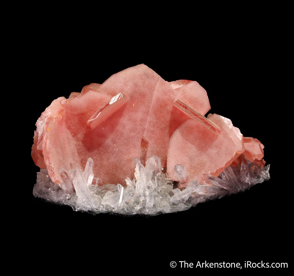 Rhodochrosite on Quartz - image 3