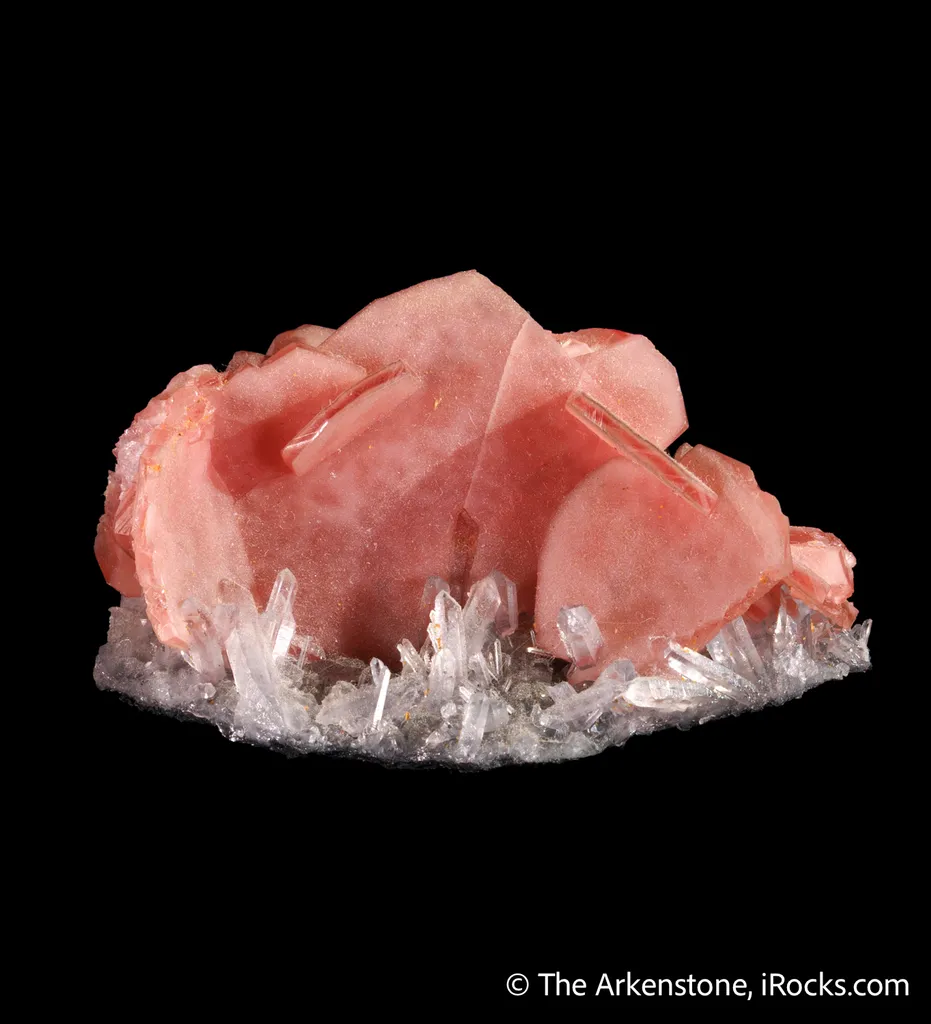 Rhodochrosite on Quartz - image 4
