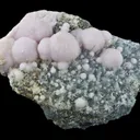 Rhodochrosite on Quartz - image 4
