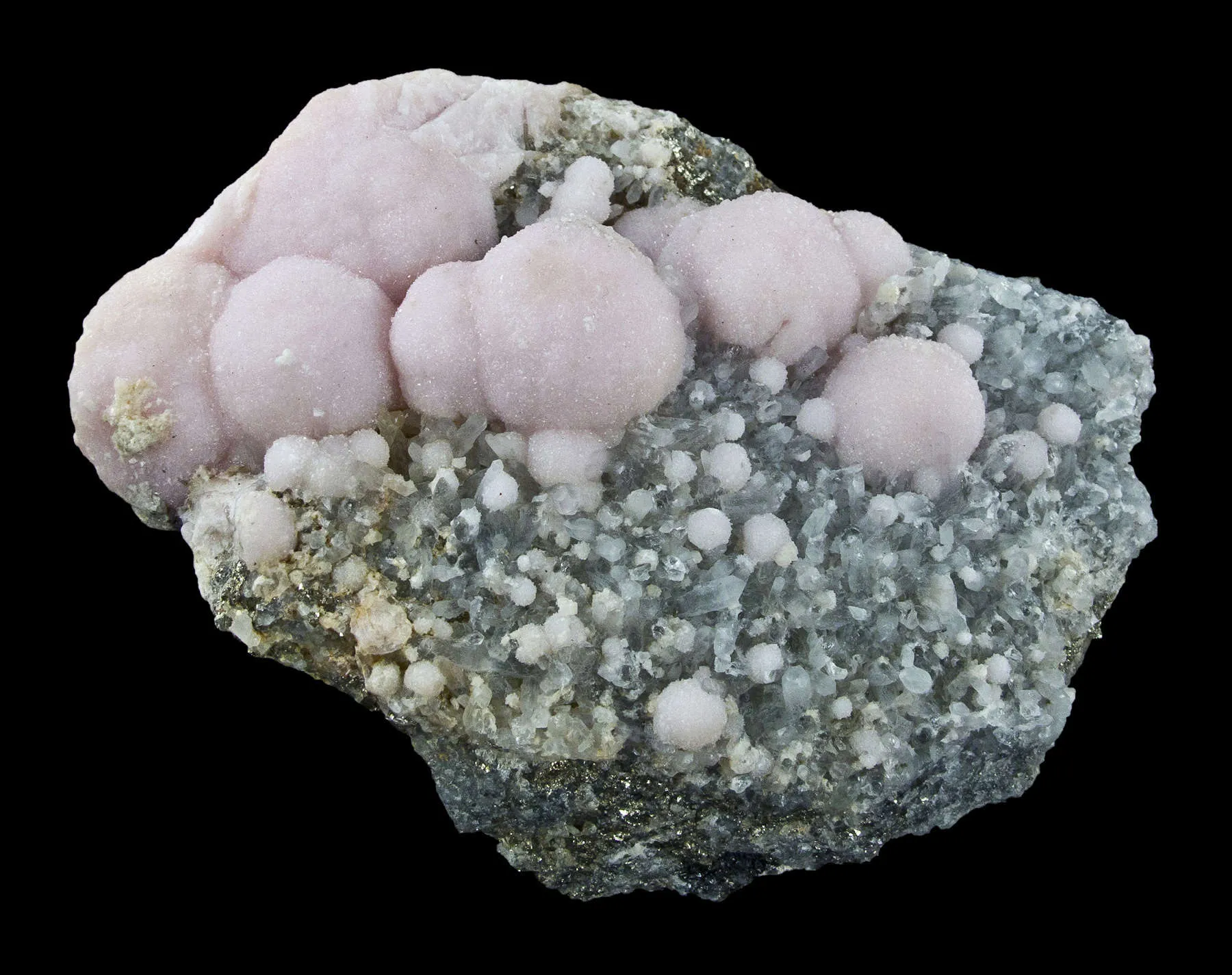 Rhodochrosite on Quartz - image 4