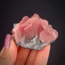 Rhodochrosite on Quartz - image 1