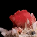 Rhodochrosite on Quartz - image 1