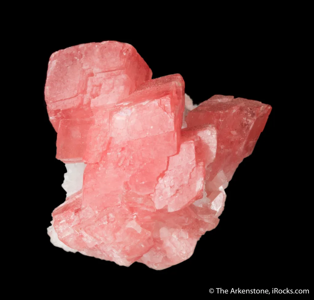 Rhodochrosite on Quartz - image 2