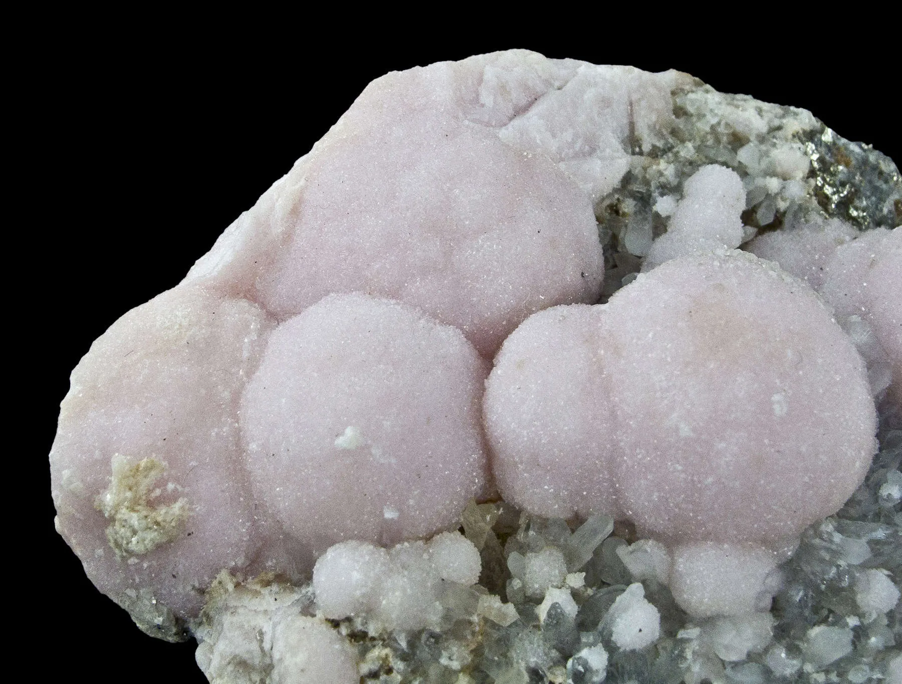 Rhodochrosite on Quartz - image 2