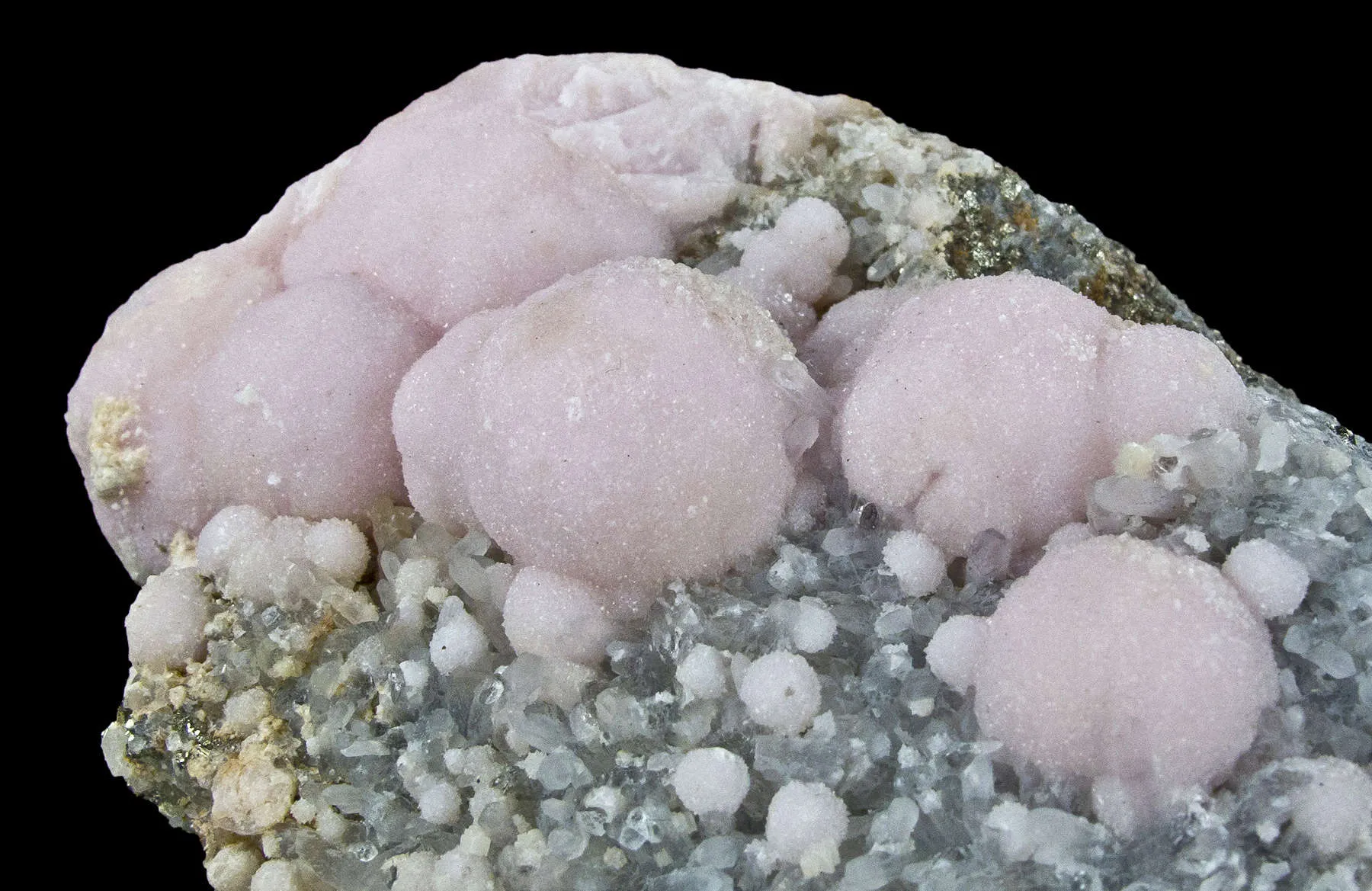 Rhodochrosite on Quartz - image 5
