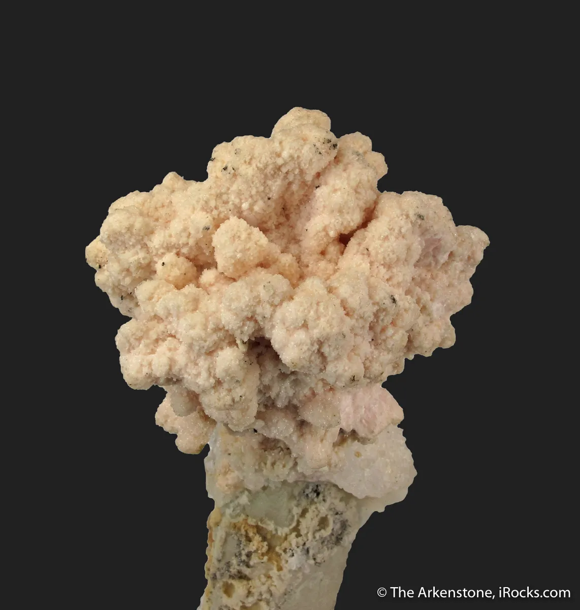 Rhodochrosite on Quartz - image 2