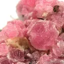 Rhodochrosite on Quartz on Sphalerite - image 2