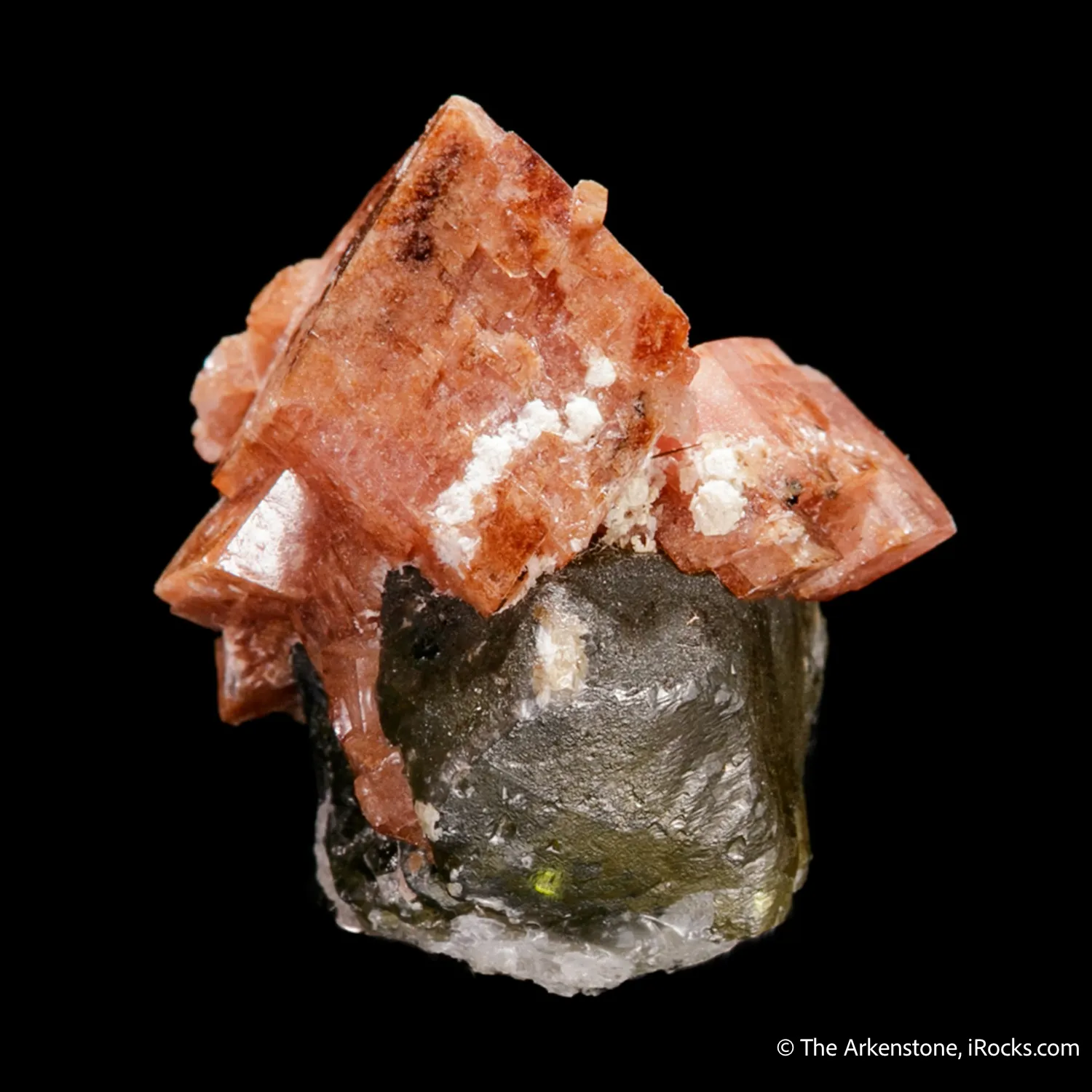Rhodochrosite on Sphalerite - image 1