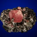 Rhodochrosite on Sphalerite - image 1