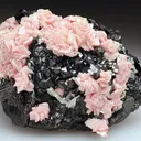 Rhodochrosite on Sphalerite - image 1