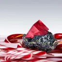 Rhodochrosite on Tetrahedrite - image 3