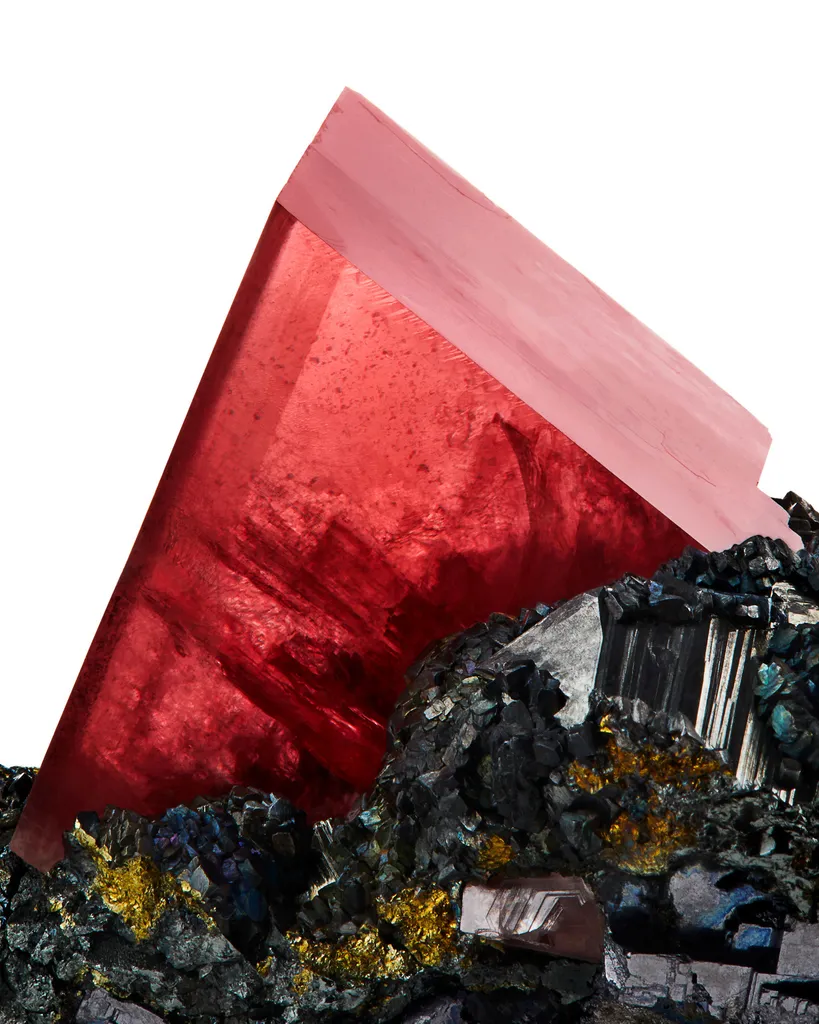 Rhodochrosite on Tetrahedrite - image 2