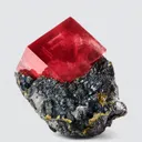 Rhodochrosite on Tetrahedrite - image 1