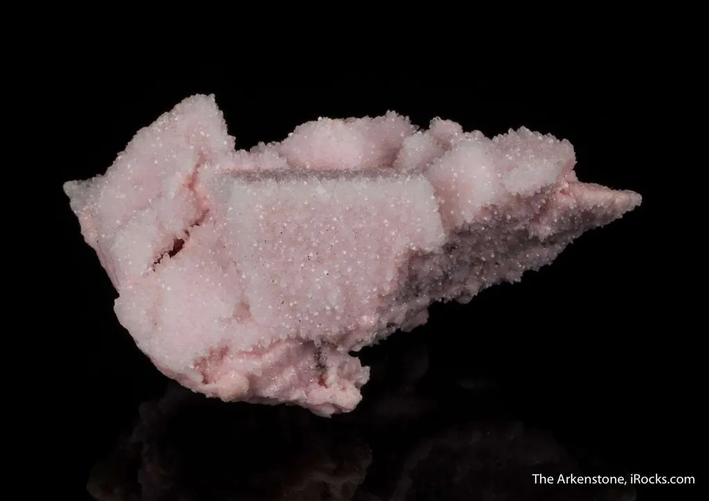 Rhodochrosite ps. Calcite, with Quartz - image 5