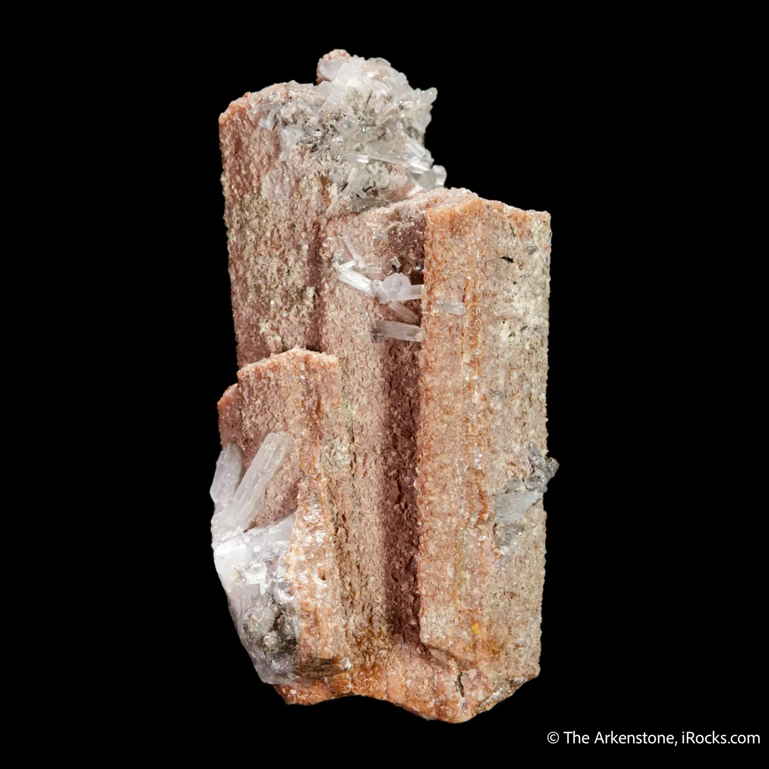 Rhodochrosite ps. Serandite, Natrolite - image 7
