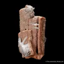 Rhodochrosite ps. Serandite, Natrolite - image 6