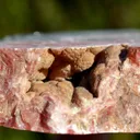 Rhodochrosite & pyrite 1026 grams - Manuelita Mine, Morococha District, Yauli Province, Junín, Peru - image 7