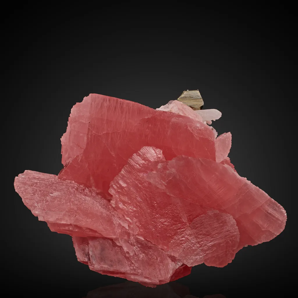 Rhodochrosite Pyrite image
