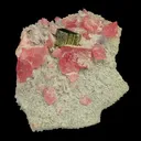 Rhodochrosite, Pyrite, Fluorite, Quartz - image 1