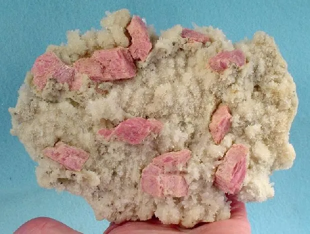 Rhodochrosite, Quartz image