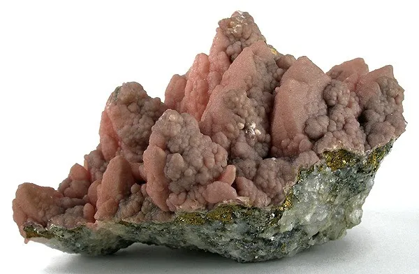 Rhodochrosite, Quartz image