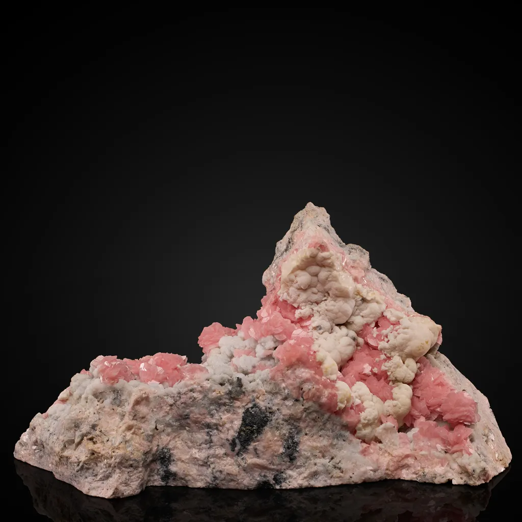 Rhodochrosite, Quartz image