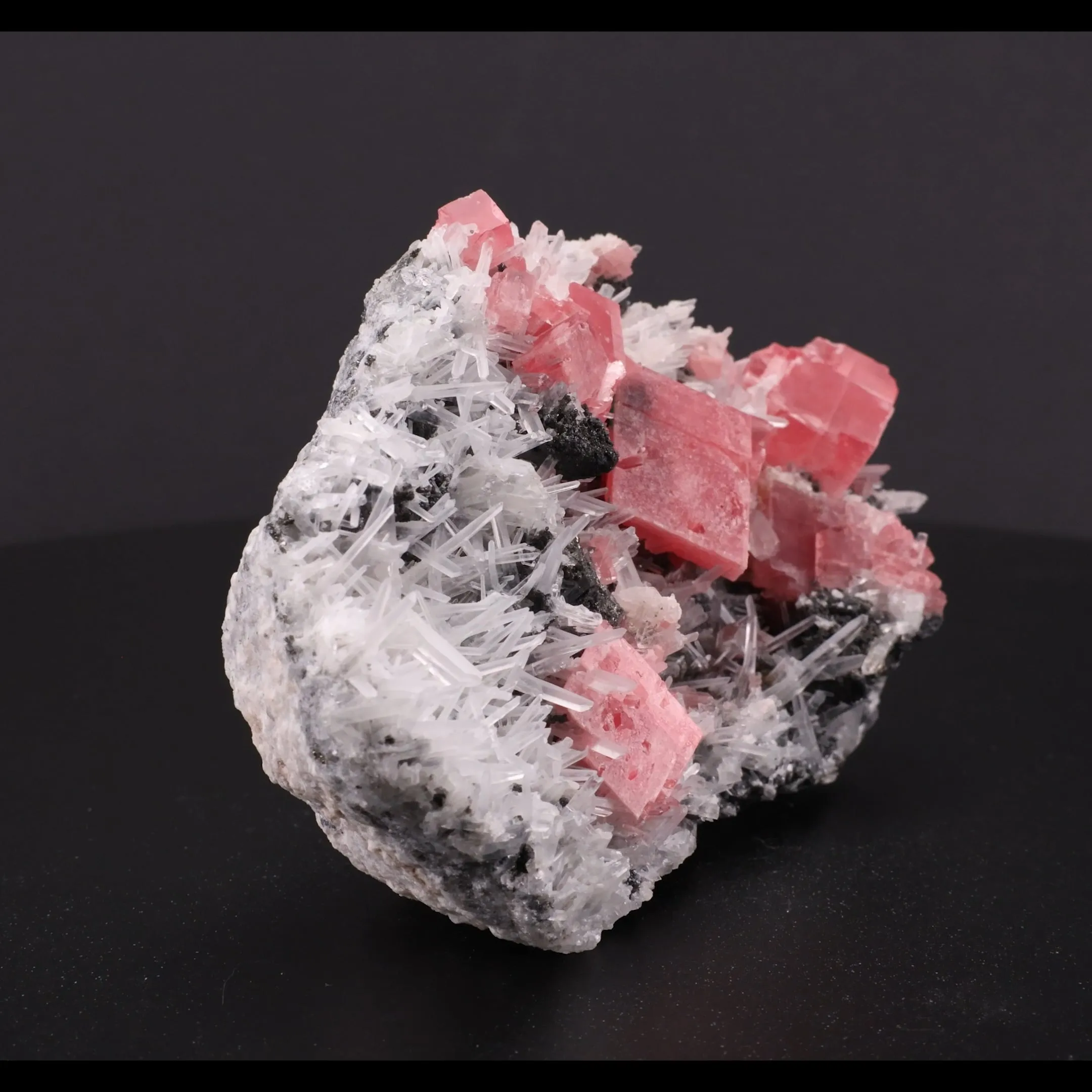 Rhodochrosite, Quartz - image 2